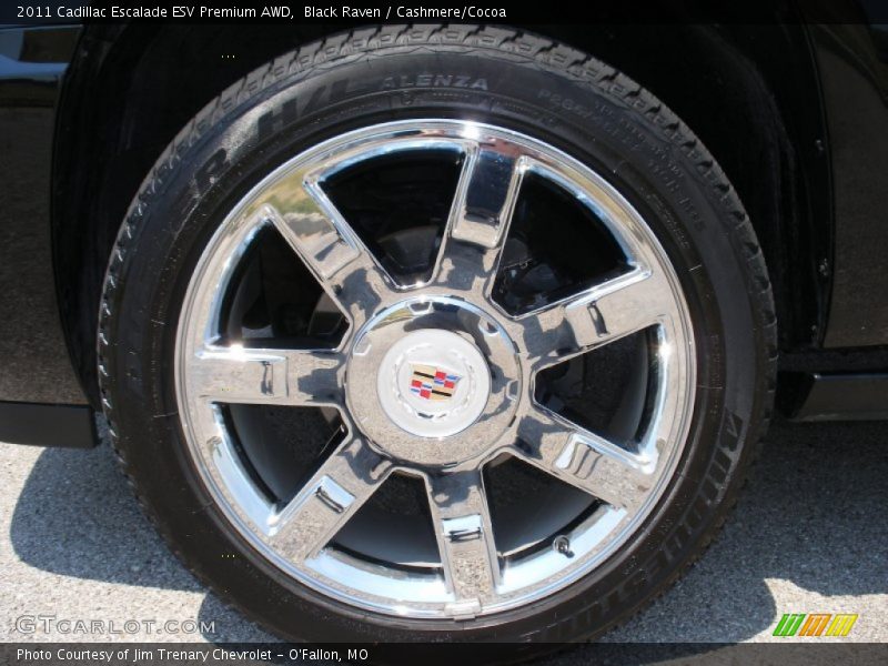 Black Raven / Cashmere/Cocoa 2011 Cadillac Escalade ESV Premium AWD