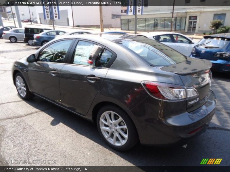 Graphite Mica / Black 2012 Mazda MAZDA3 s Grand Touring 4 Door