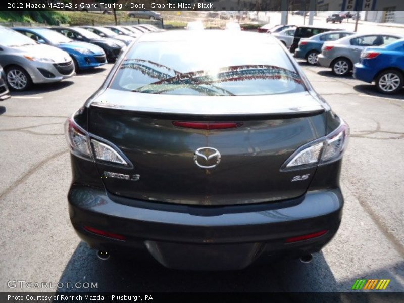 Graphite Mica / Black 2012 Mazda MAZDA3 s Grand Touring 4 Door