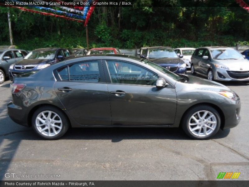 Graphite Mica / Black 2012 Mazda MAZDA3 s Grand Touring 4 Door