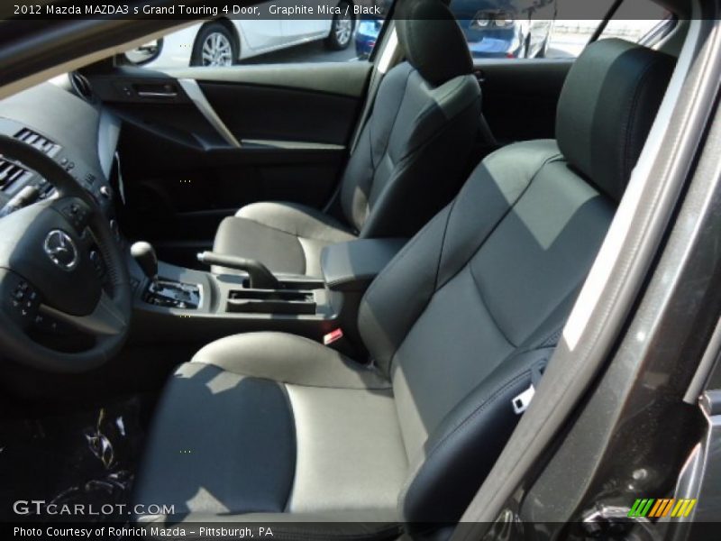 Graphite Mica / Black 2012 Mazda MAZDA3 s Grand Touring 4 Door