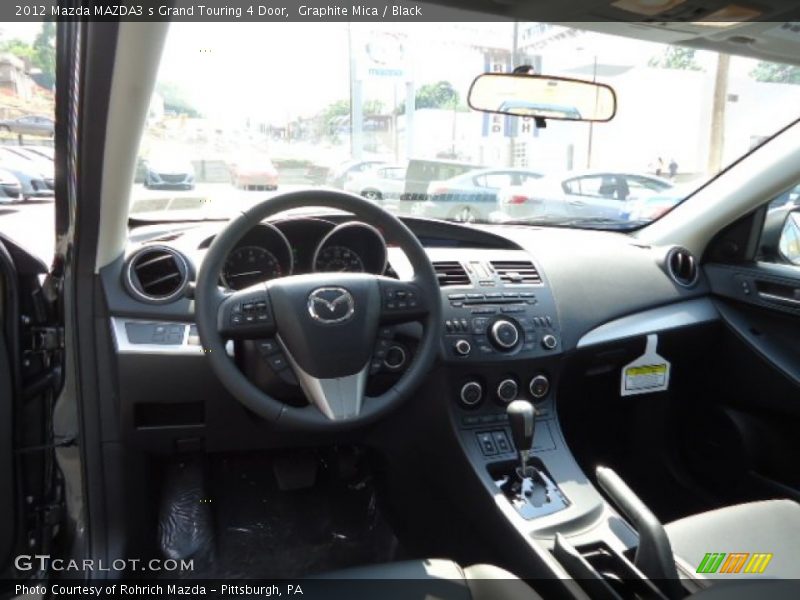 Graphite Mica / Black 2012 Mazda MAZDA3 s Grand Touring 4 Door