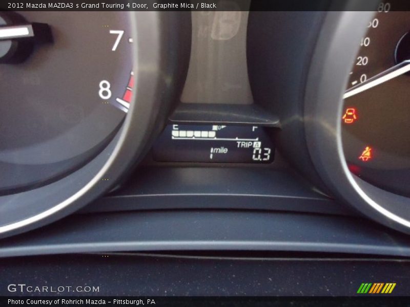 Graphite Mica / Black 2012 Mazda MAZDA3 s Grand Touring 4 Door