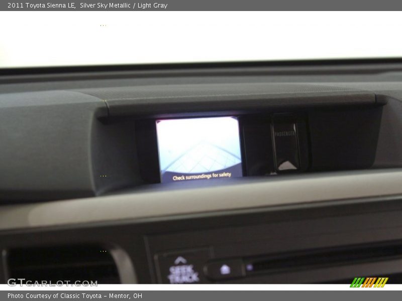 Silver Sky Metallic / Light Gray 2011 Toyota Sienna LE