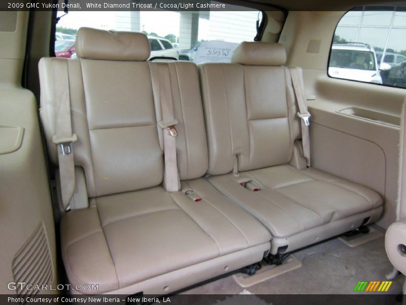 White Diamond Tricoat / Cocoa/Light Cashmere 2009 GMC Yukon Denali