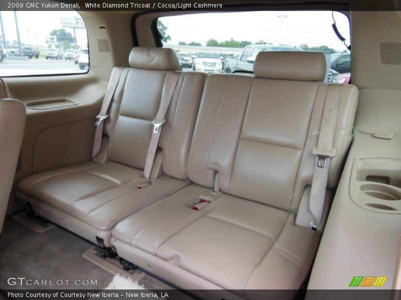 White Diamond Tricoat / Cocoa/Light Cashmere 2009 GMC Yukon Denali