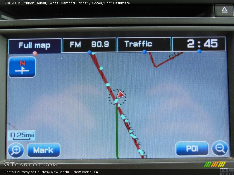 White Diamond Tricoat / Cocoa/Light Cashmere 2009 GMC Yukon Denali