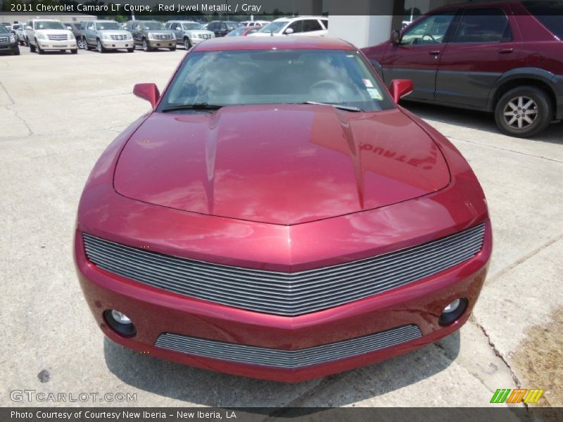 Red Jewel Metallic / Gray 2011 Chevrolet Camaro LT Coupe