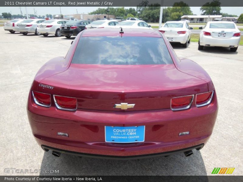 Red Jewel Metallic / Gray 2011 Chevrolet Camaro LT Coupe