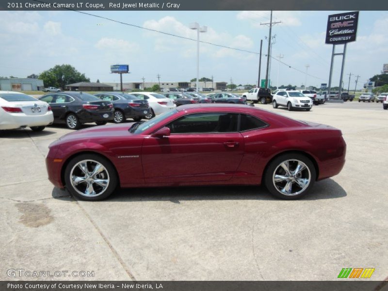 Red Jewel Metallic / Gray 2011 Chevrolet Camaro LT Coupe