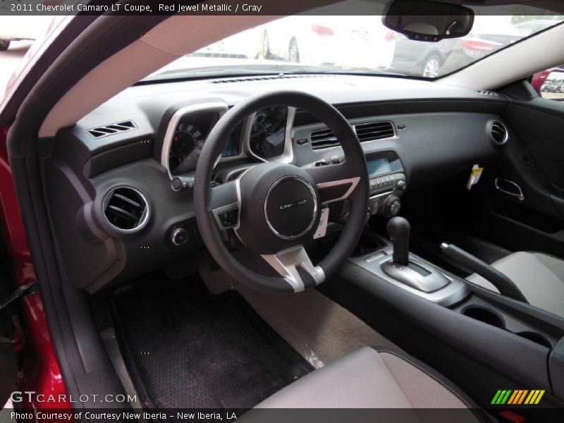 Red Jewel Metallic / Gray 2011 Chevrolet Camaro LT Coupe