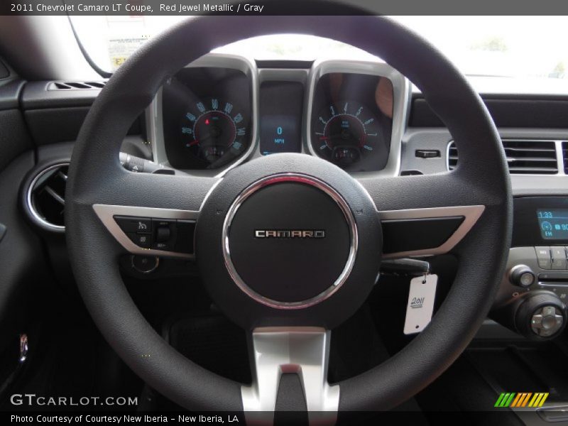 Red Jewel Metallic / Gray 2011 Chevrolet Camaro LT Coupe