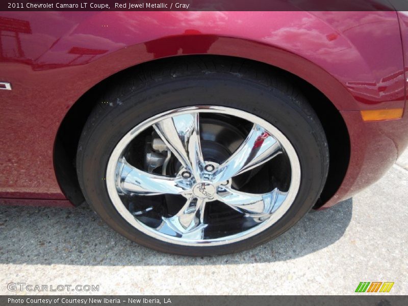 Red Jewel Metallic / Gray 2011 Chevrolet Camaro LT Coupe