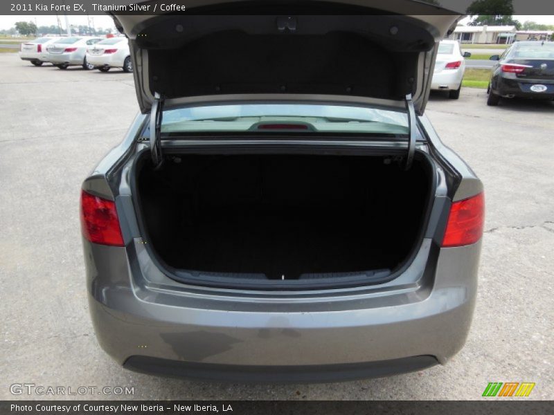Titanium Silver / Coffee 2011 Kia Forte EX