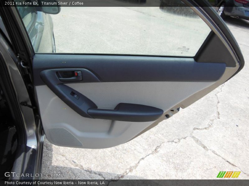 Titanium Silver / Coffee 2011 Kia Forte EX