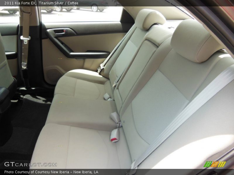 Titanium Silver / Coffee 2011 Kia Forte EX