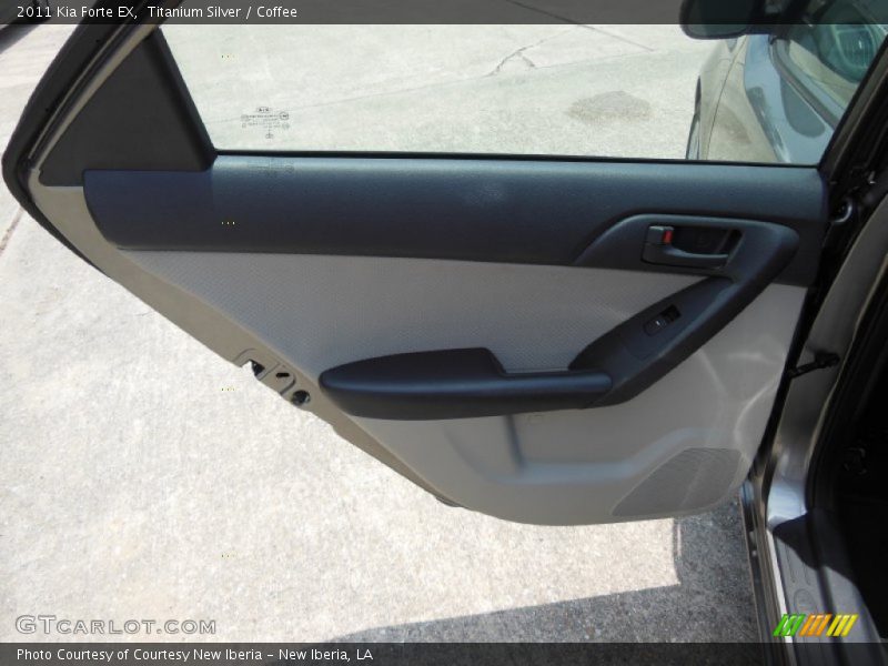 Titanium Silver / Coffee 2011 Kia Forte EX