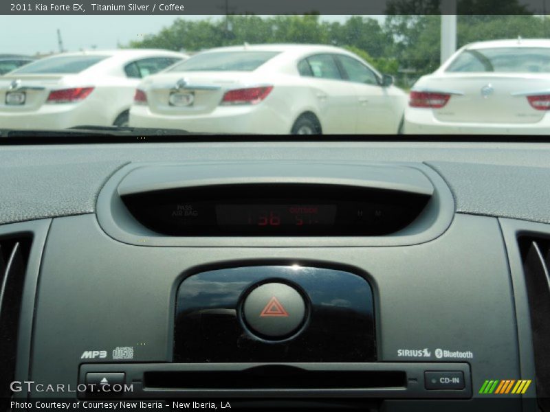 Titanium Silver / Coffee 2011 Kia Forte EX