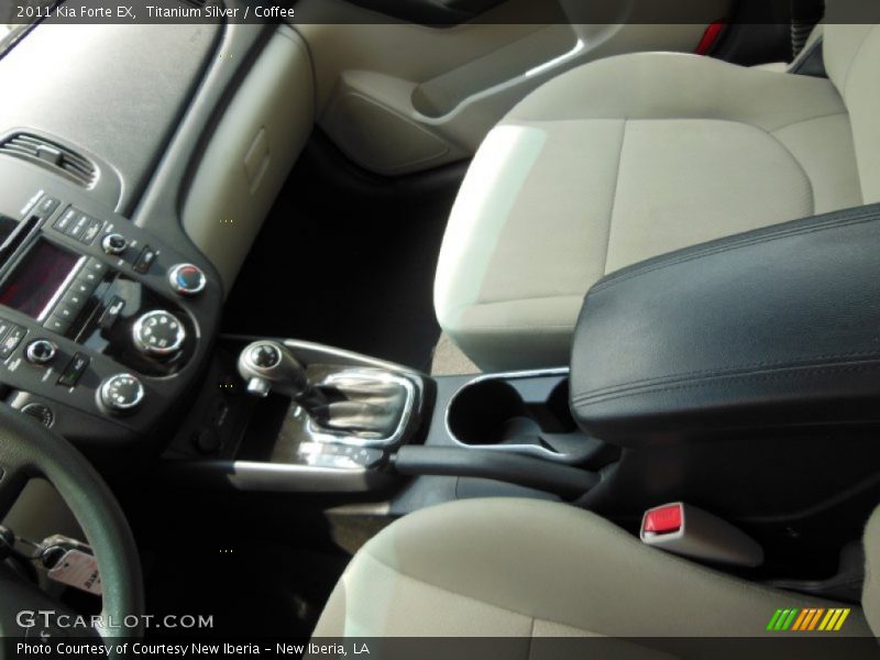 Titanium Silver / Coffee 2011 Kia Forte EX