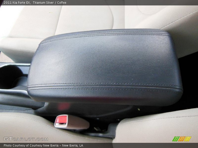 Titanium Silver / Coffee 2011 Kia Forte EX