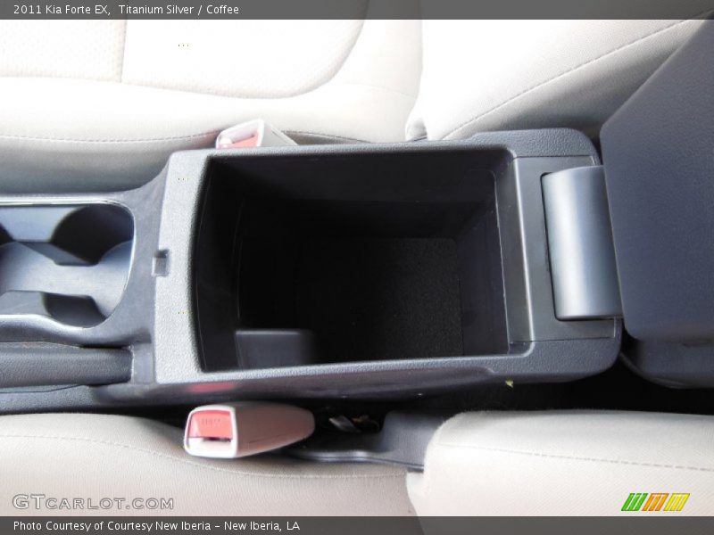 Titanium Silver / Coffee 2011 Kia Forte EX