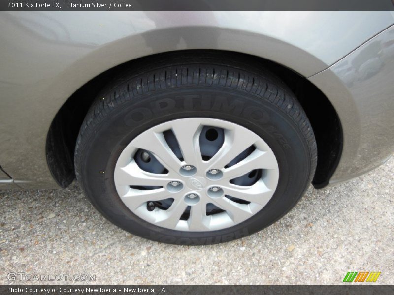 Titanium Silver / Coffee 2011 Kia Forte EX