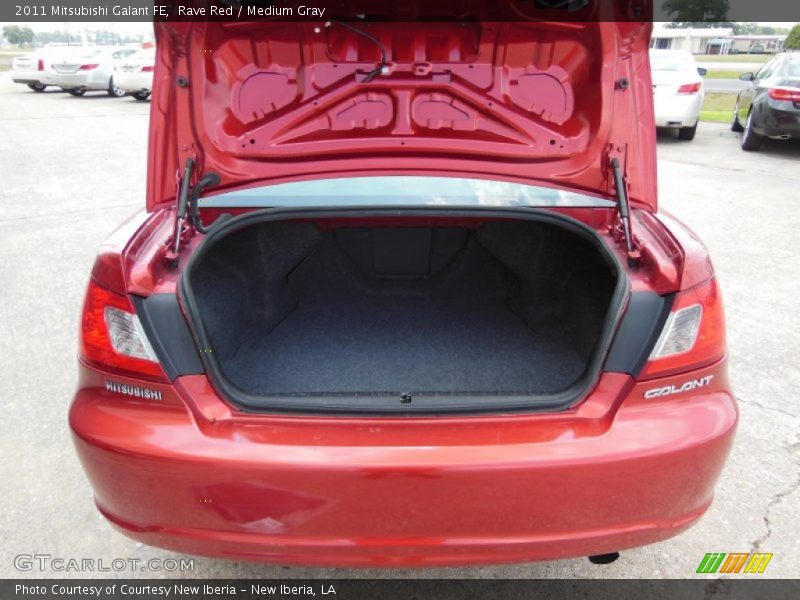 Rave Red / Medium Gray 2011 Mitsubishi Galant FE