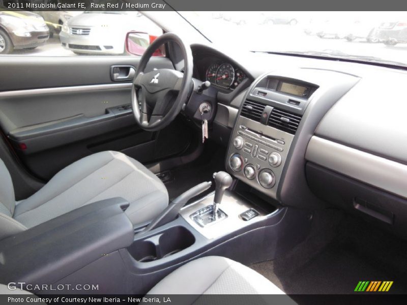Rave Red / Medium Gray 2011 Mitsubishi Galant FE