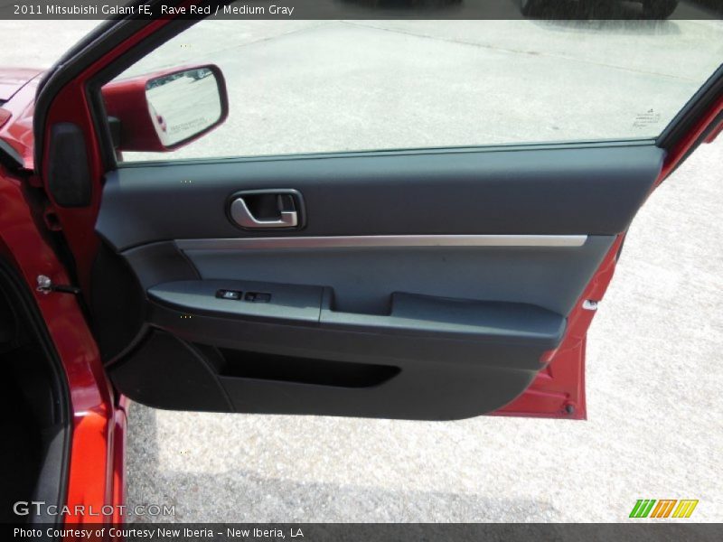 Rave Red / Medium Gray 2011 Mitsubishi Galant FE