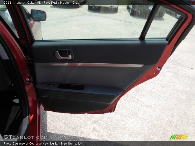 Rave Red / Medium Gray 2011 Mitsubishi Galant FE