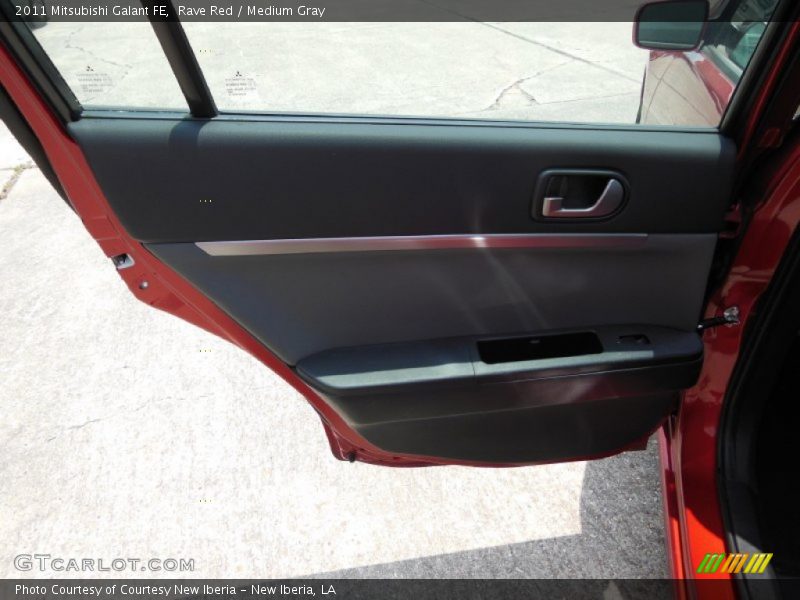 Rave Red / Medium Gray 2011 Mitsubishi Galant FE