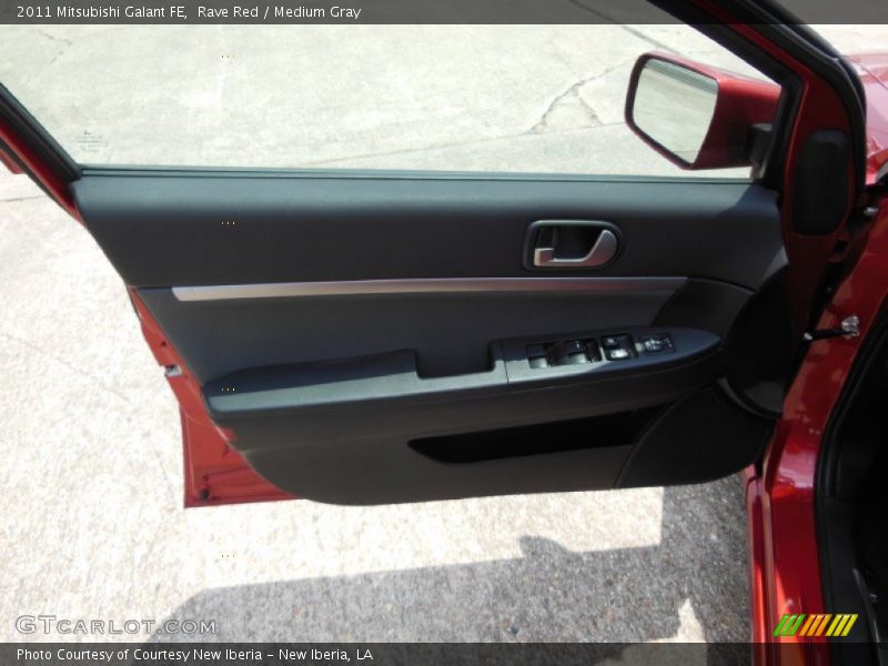 Rave Red / Medium Gray 2011 Mitsubishi Galant FE