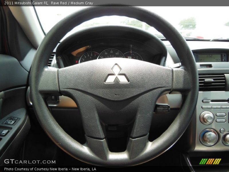 Rave Red / Medium Gray 2011 Mitsubishi Galant FE