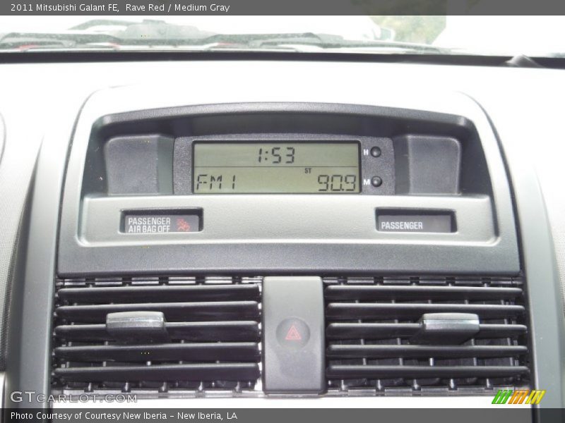 Rave Red / Medium Gray 2011 Mitsubishi Galant FE