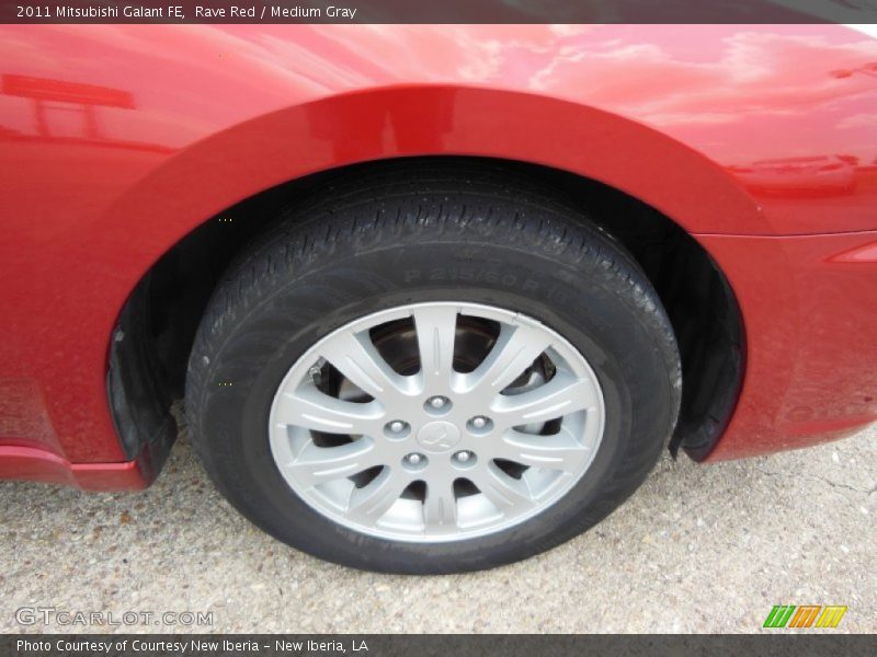 Rave Red / Medium Gray 2011 Mitsubishi Galant FE