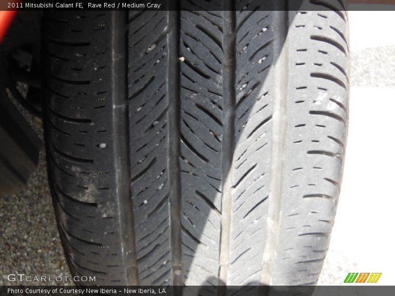 Rave Red / Medium Gray 2011 Mitsubishi Galant FE