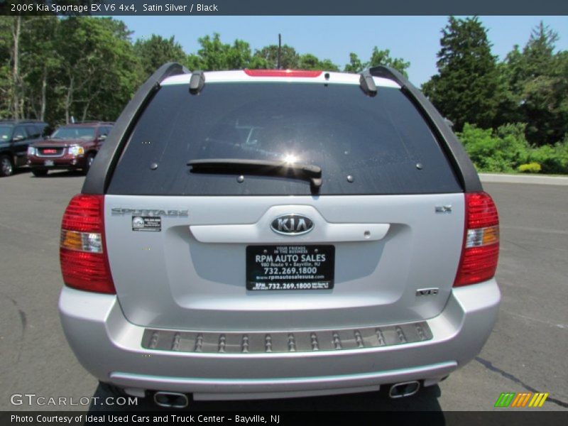 Satin Silver / Black 2006 Kia Sportage EX V6 4x4