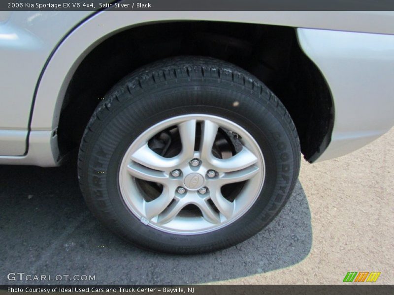 Satin Silver / Black 2006 Kia Sportage EX V6 4x4
