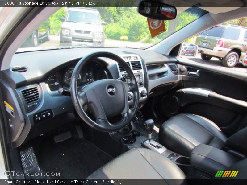 Satin Silver / Black 2006 Kia Sportage EX V6 4x4