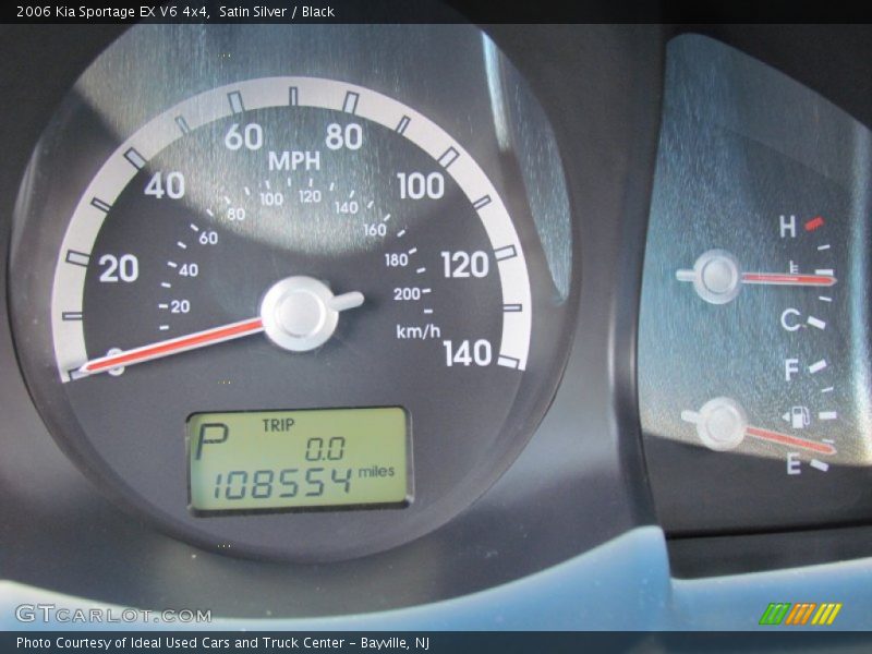 Satin Silver / Black 2006 Kia Sportage EX V6 4x4