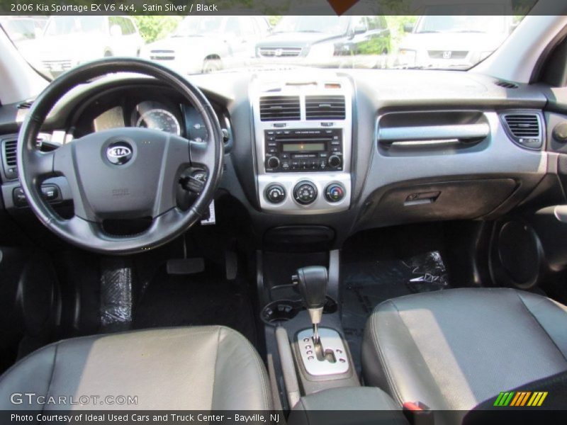 Satin Silver / Black 2006 Kia Sportage EX V6 4x4