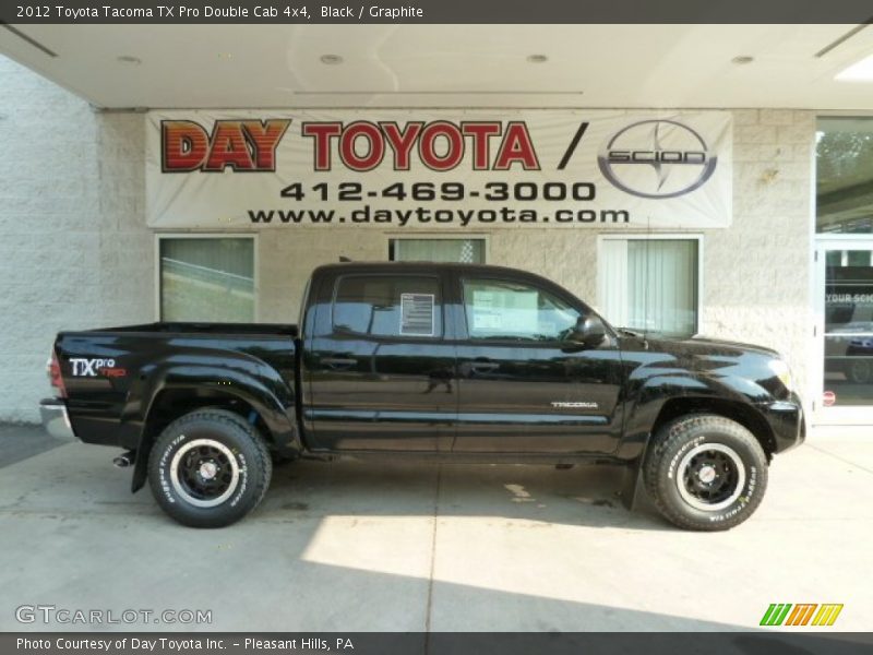 Black / Graphite 2012 Toyota Tacoma TX Pro Double Cab 4x4