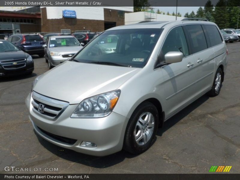 Silver Pearl Metallic / Gray 2005 Honda Odyssey EX-L