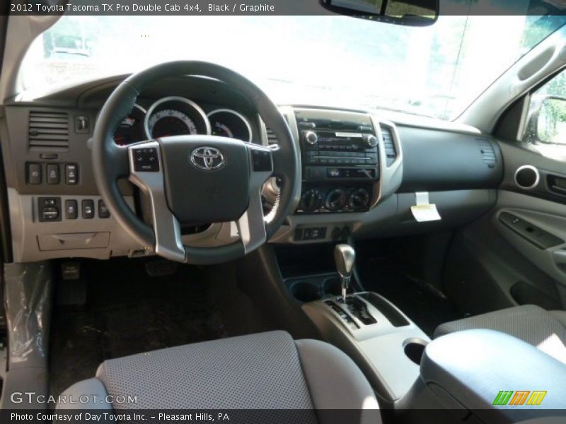 Black / Graphite 2012 Toyota Tacoma TX Pro Double Cab 4x4