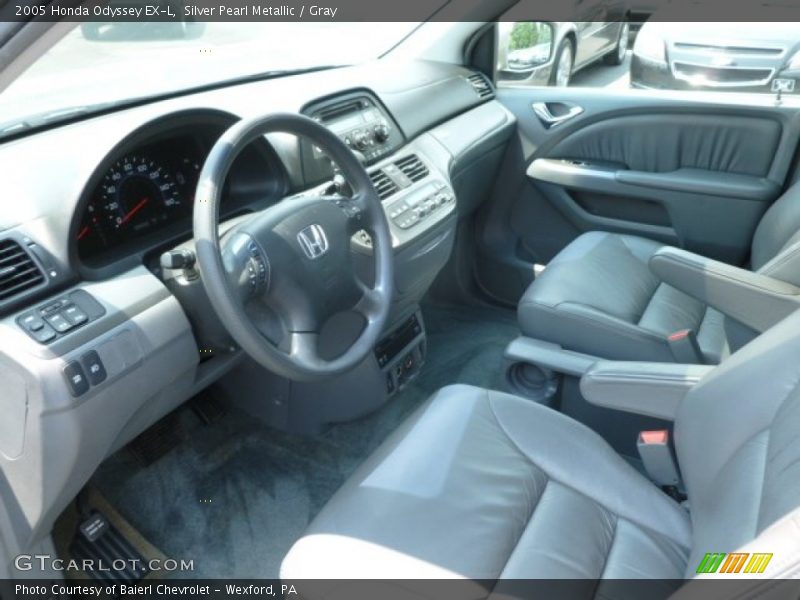 Silver Pearl Metallic / Gray 2005 Honda Odyssey EX-L