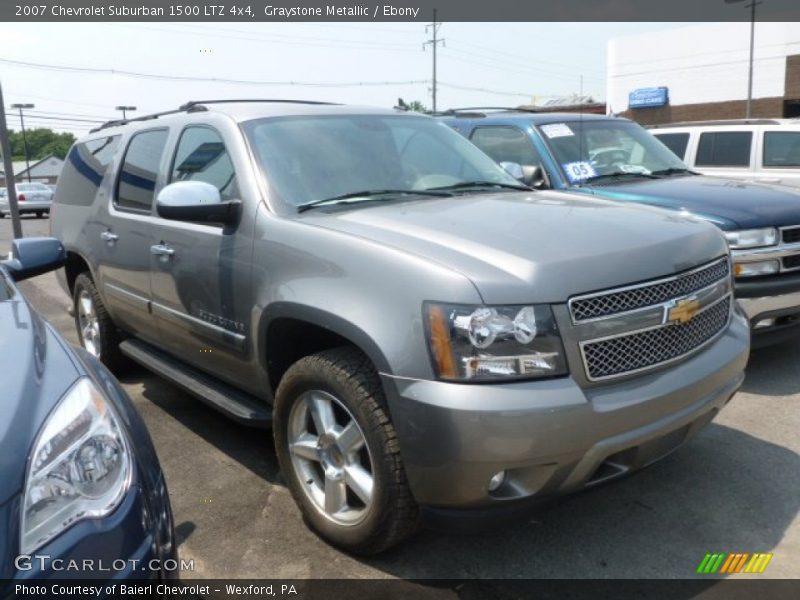 Graystone Metallic / Ebony 2007 Chevrolet Suburban 1500 LTZ 4x4