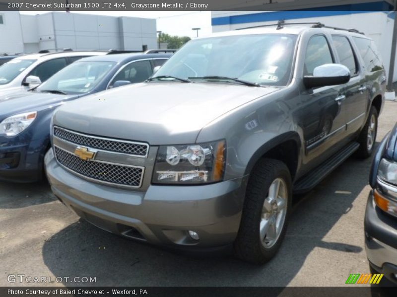 Graystone Metallic / Ebony 2007 Chevrolet Suburban 1500 LTZ 4x4