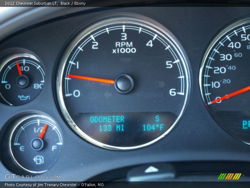 Black / Ebony 2012 Chevrolet Suburban LT