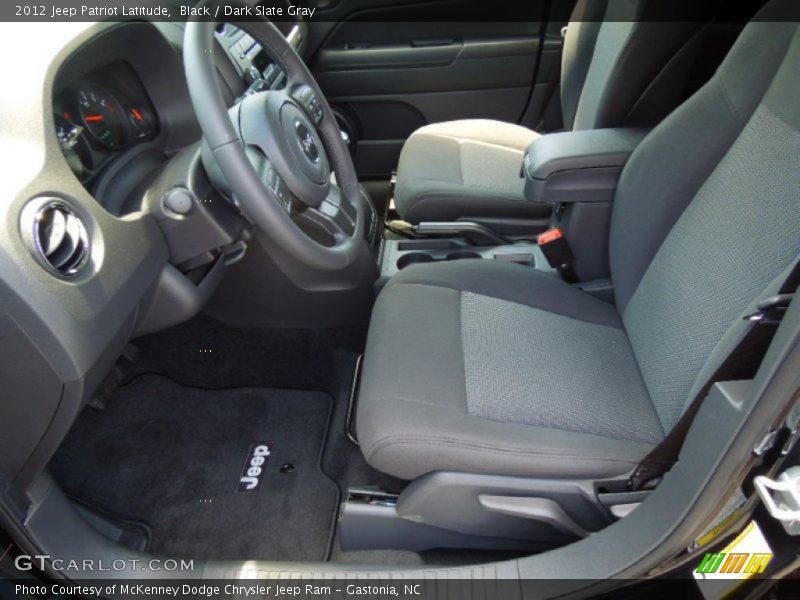 Black / Dark Slate Gray 2012 Jeep Patriot Latitude
