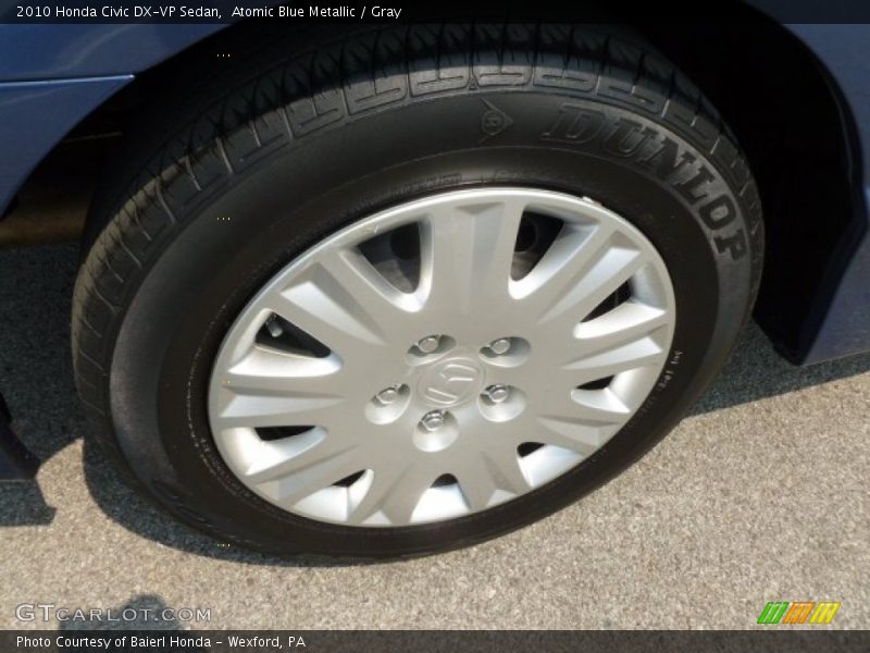 Atomic Blue Metallic / Gray 2010 Honda Civic DX-VP Sedan